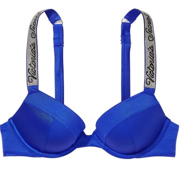 2 Pc Set 32C +Small Victoria's Secret Swim Shine Strap Sexy Tee Bikini + Bottoms - Picture 2 of 12